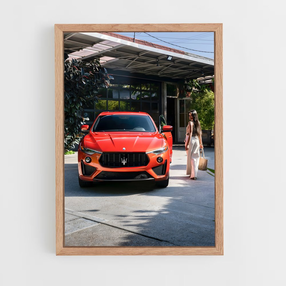 Poster Vers la Vitesse – affiche Maserati (vue 4)